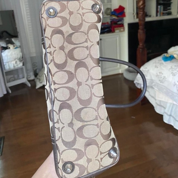 vintage y2k/early 2000s brown Coach logo handbag - Picture 4 of 4